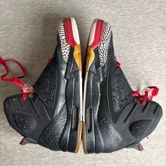 Nike AIR JORDAN Son Of Mars Mid Low Bred 512245-001 Men's Size 12 Black/ Red - Picture 10 of 13